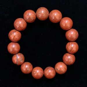 Natural Red Jasper Gemstone Bracelet